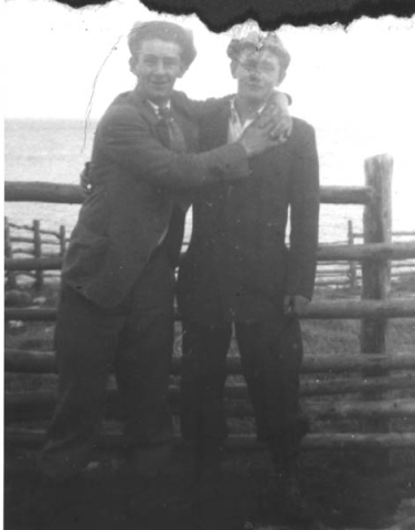 244: l-r Patrick Lambe and Francis Barry. [courtesy of Jessie (Griffin) Bishop]  - Patrick son of Peter Lambe &amp;amp; Anne Norman; Francis son of Thomas Barry &amp;amp; Catherine Corrigan